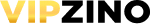 The official Vipzino logo in bold black and gold design.